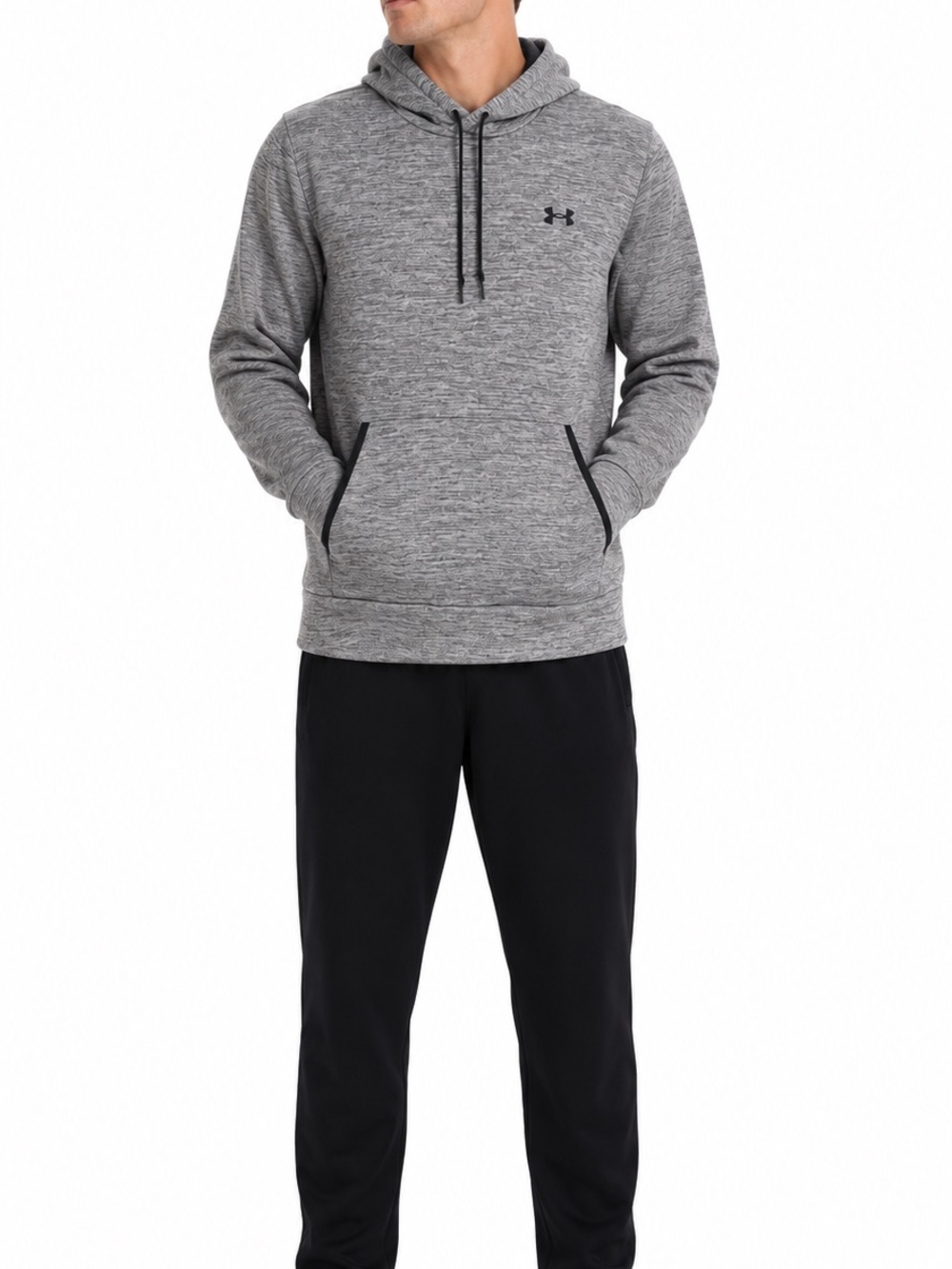 Under Armour Size Medium Loose Fit Grey Hooded Sweatshirt